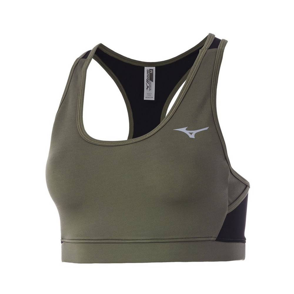 Mizuno Women's Alpha Mesh Back Sports Bra Green (422039-XQY)